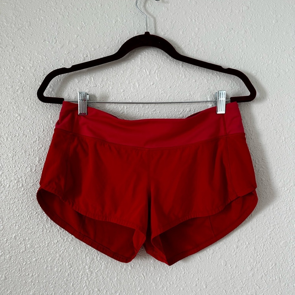 lululemon athletica Red Women Shorts